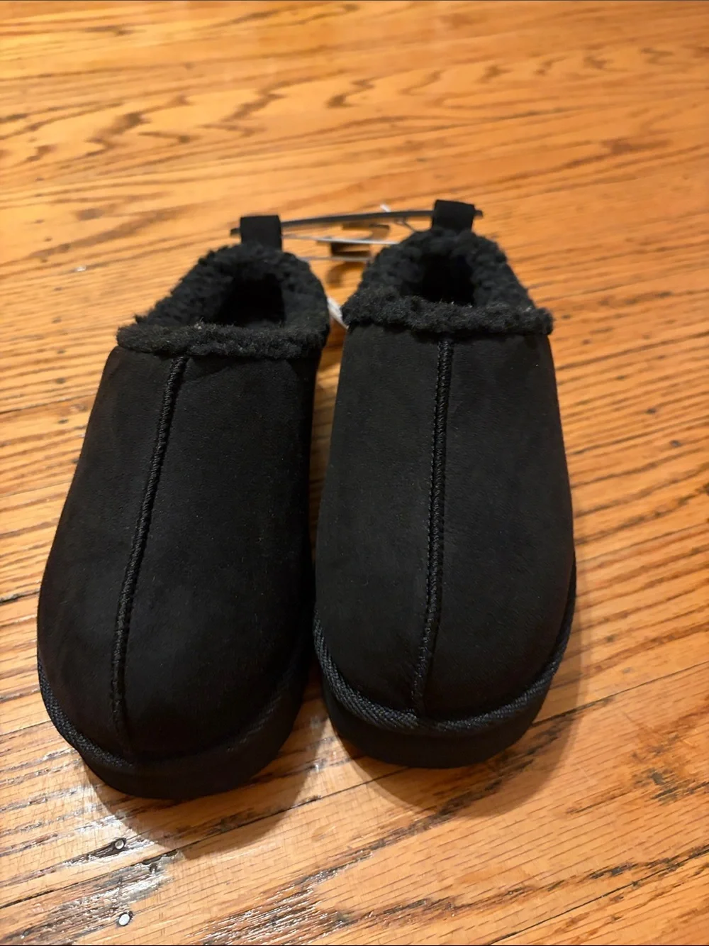 Old navy Kids Slip-On Fuzzy Lined Black Shoes